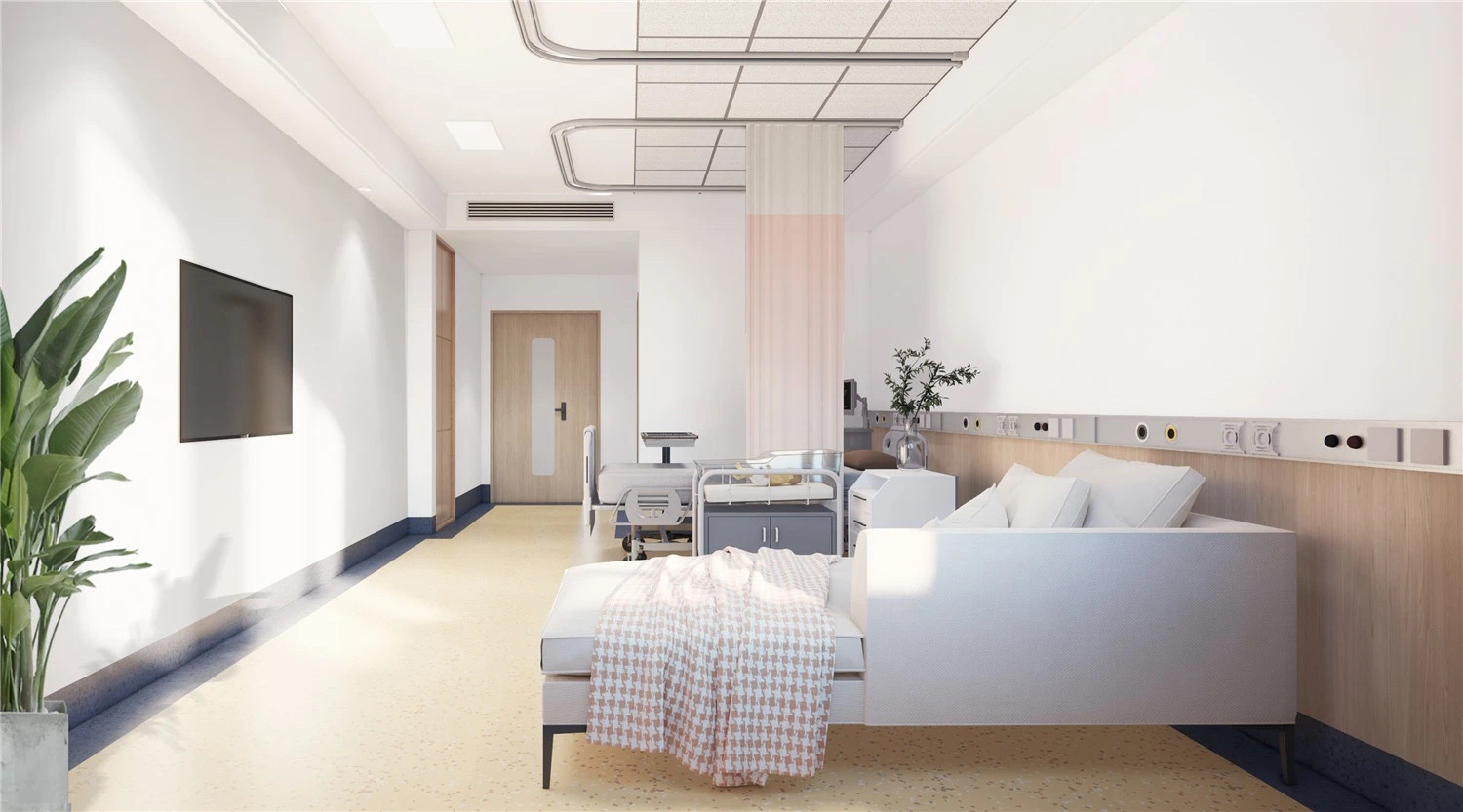 【醫(yī)院案例】婦產(chǎn)醫(yī)院這樣設(shè)計(jì)，簡而不失其華！(圖3)