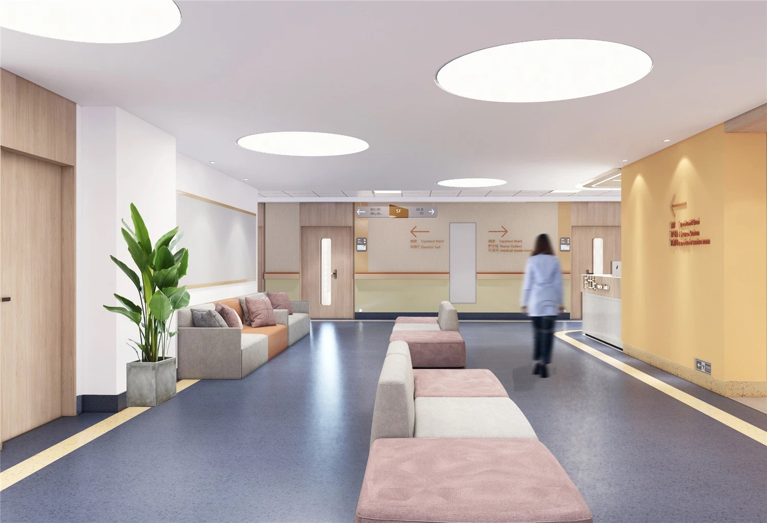 【醫(yī)院案例】婦產(chǎn)醫(yī)院這樣設(shè)計(jì)，簡而不失其華！(圖11)