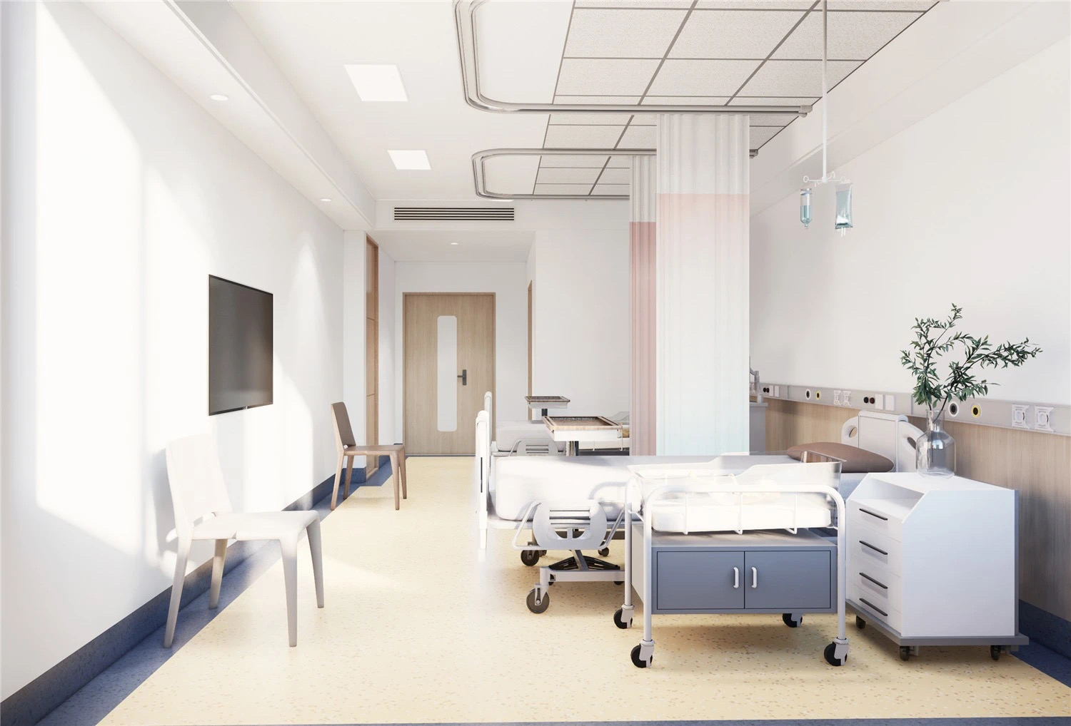 【醫(yī)院案例】婦產(chǎn)醫(yī)院這樣設(shè)計(jì)，簡而不失其華！(圖5)