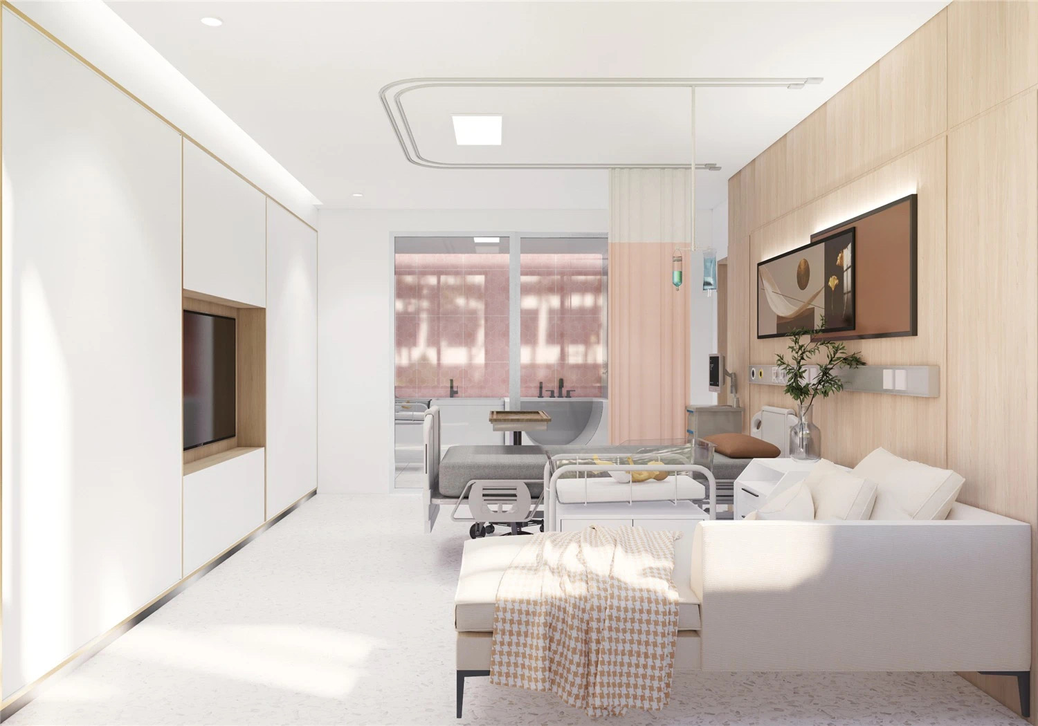 【醫(yī)院案例】婦產(chǎn)醫(yī)院這樣設(shè)計(jì)，簡而不失其華！(圖6)