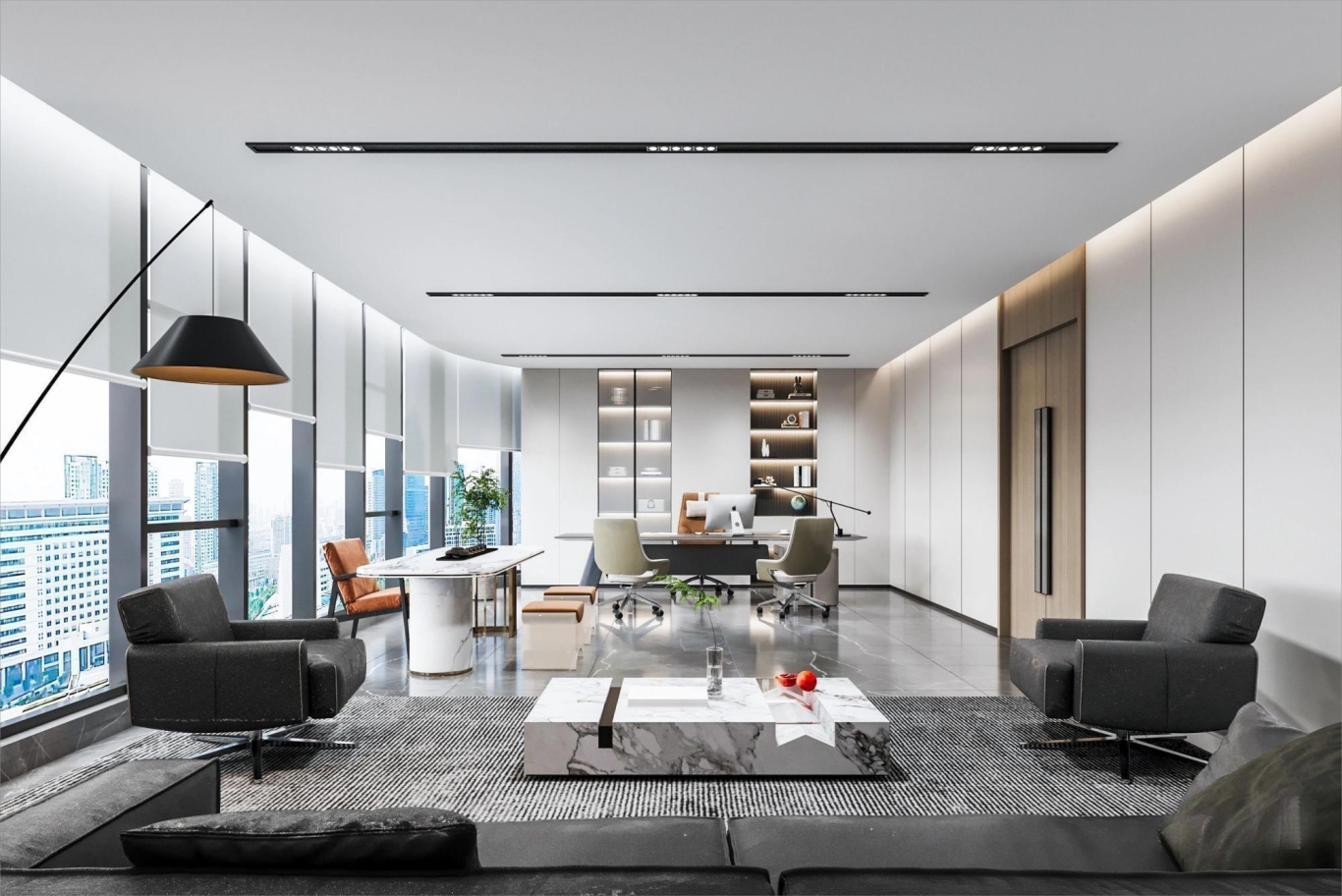 【設(shè)計案例】普照國康醫(yī)藥辦公室項目概念設(shè)計——以空間敘事，筑品牌基因(圖18)